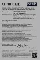 Сертифікат ISO 14001-2015. Зелений світ. Херсон.